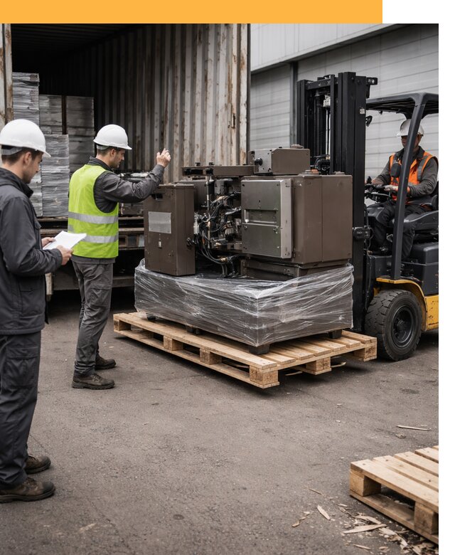 Доставка промышленного оборудования из Европы от 46805