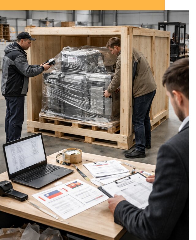 Доставка промышленного оборудования из США от 67607 руб