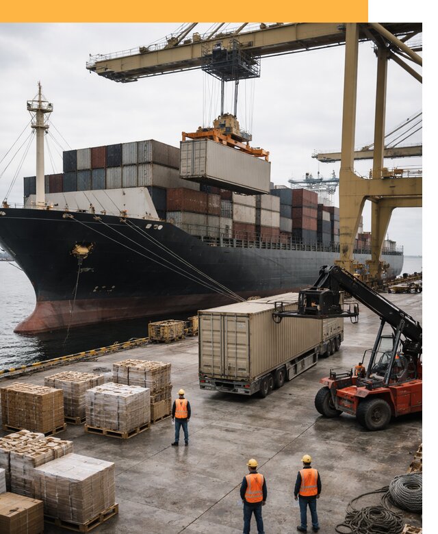 Морские перевозки из Индии: доставка FCL/LCL, таможня от 124812