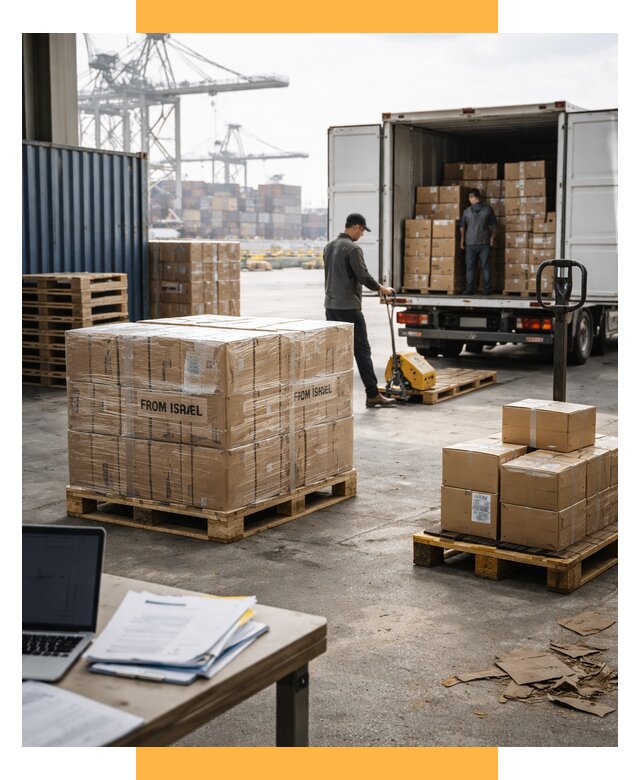 Доставка грузов из Израиля от 15602 р., логистика от СетСервис-Слд