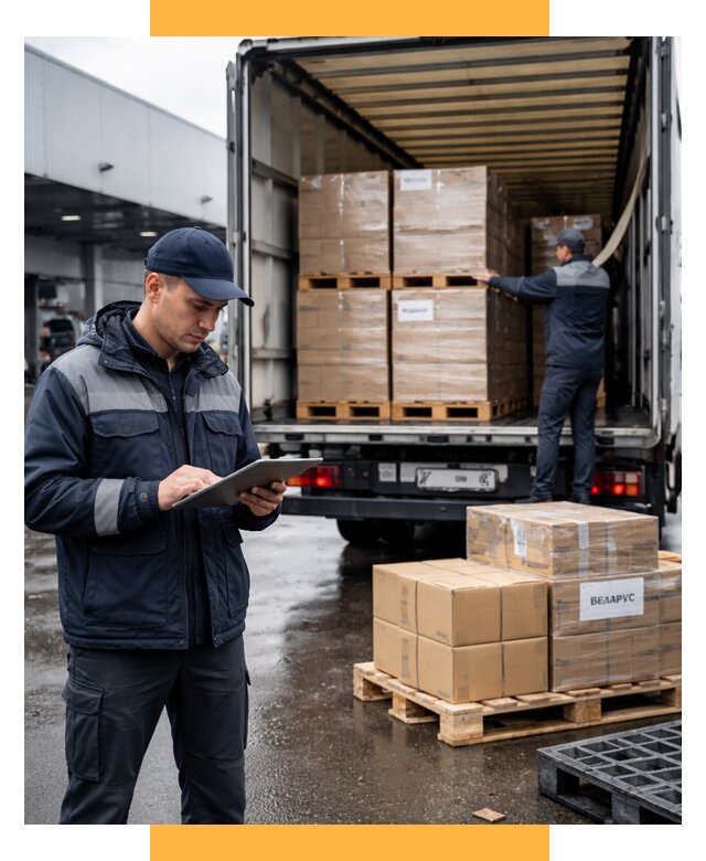 Доставка грузов из Беларуси от 15602 р. логистика СетСервис-Слд