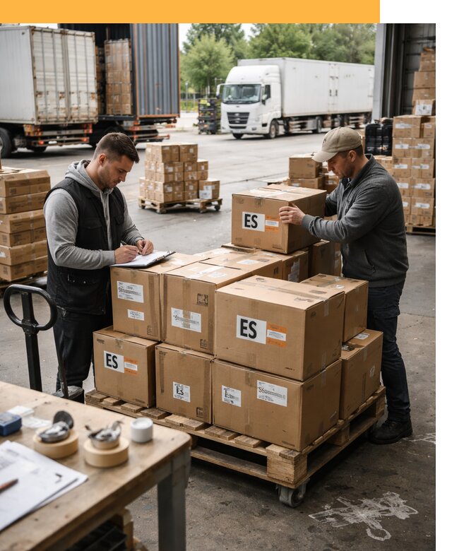 Доставка грузов в Испанию автотранспортом от 36404 руб