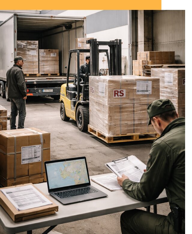 Доставка грузов в Сербию от 46805 руб, международные перевозки