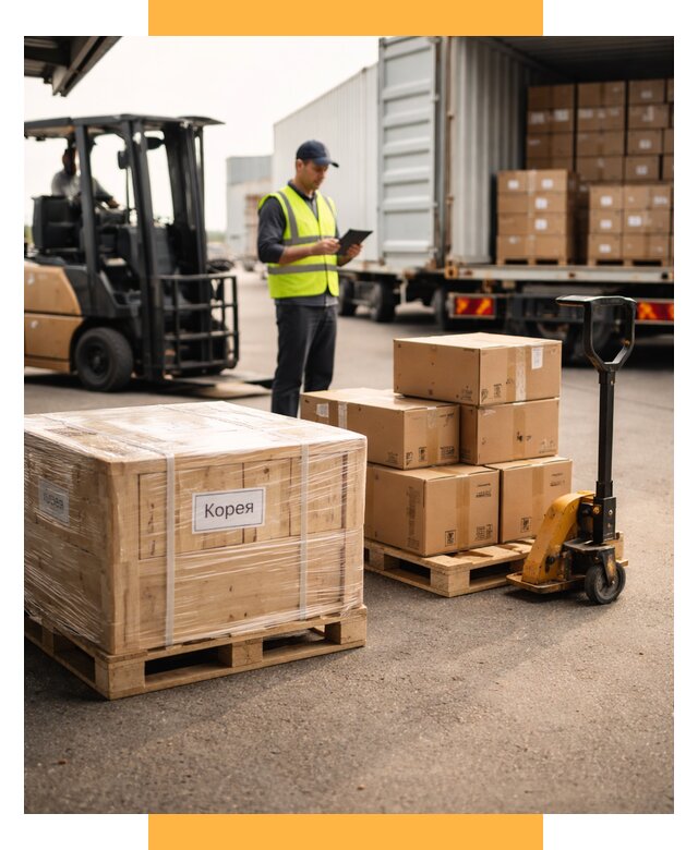 Доставка грузов в Корею из России от 36404 р. | СетСервис-Слд