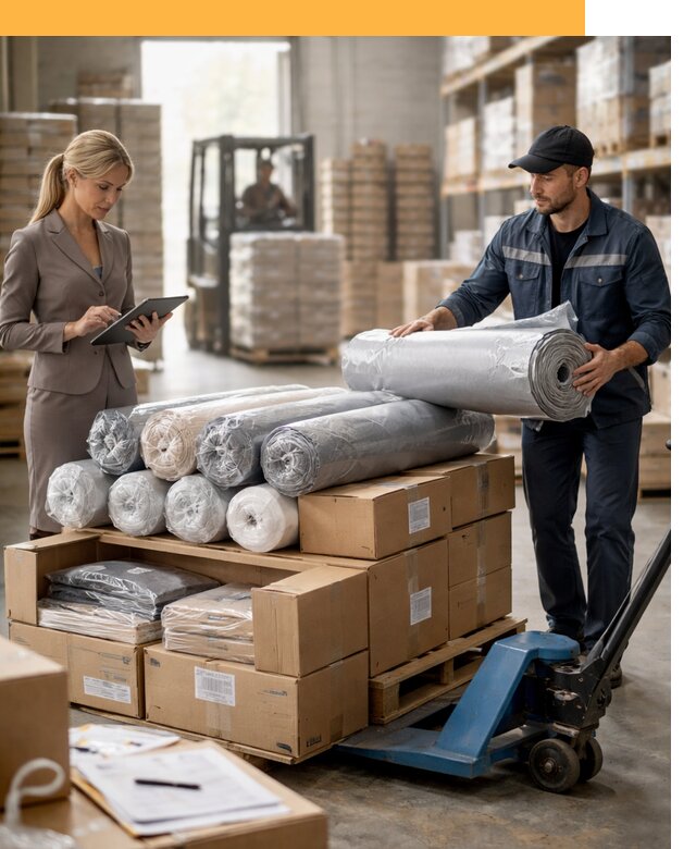 Перевозка текстиля по миру от 15602 руб. с таможней и страхованием