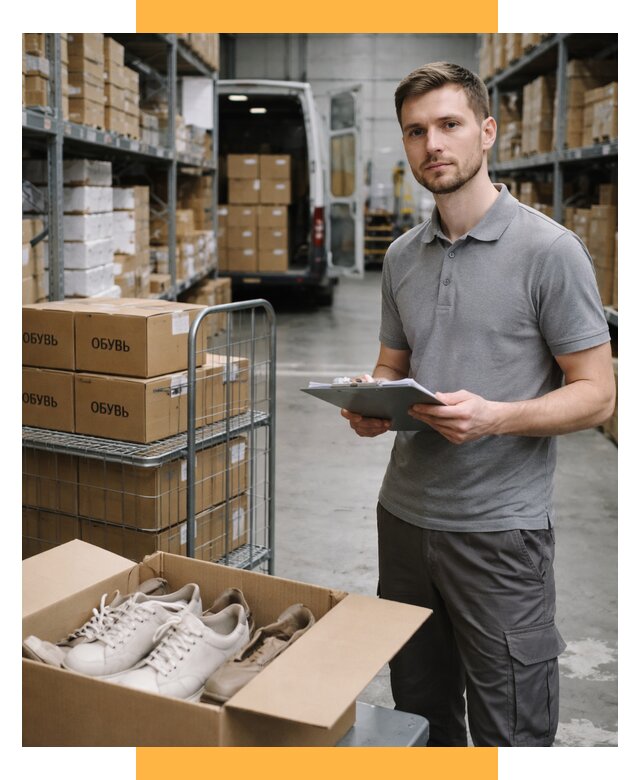 Доставка обуви из Китая и Турции от 4680 р. СетСервис-Слд