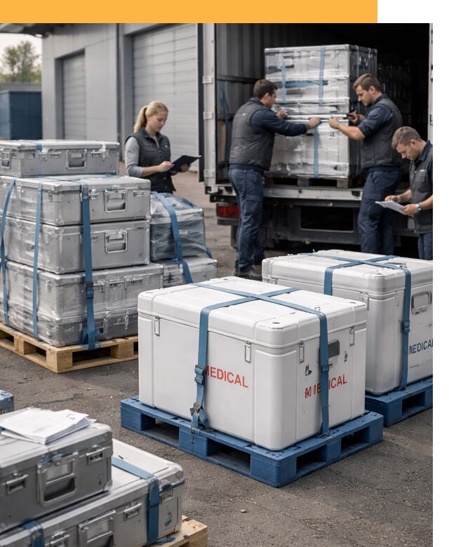 Перевозка медицинского оборудования по всему миру от 15602 руб