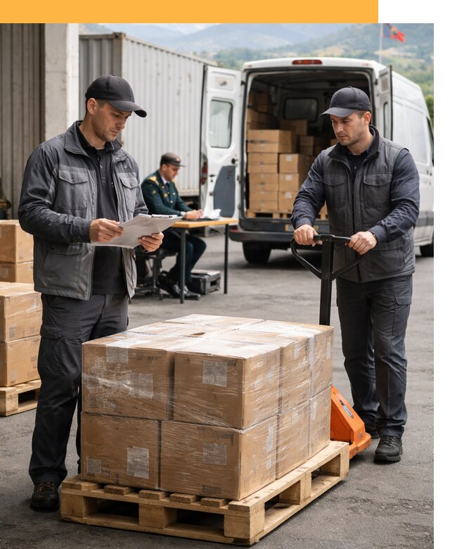 Доставка грузов через Армению, быстрая таможенная очистка от 26003