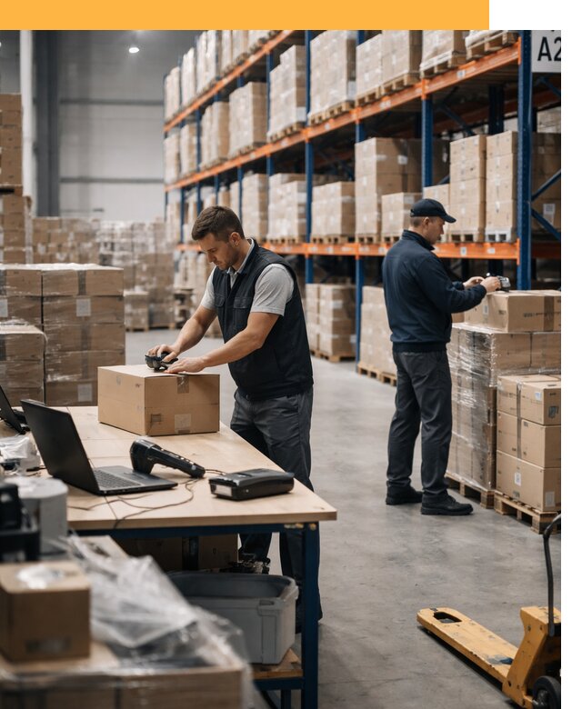 Склад консолидации в Европе: хранение, сортировка от 6761